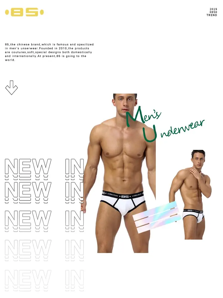 0850 Herr Sexiga Underkläder Trosor Herr Bomull Bekväma Andas Trosor Partihandel Man Kalsonger Cueca Herr Underbyxor — image 25
