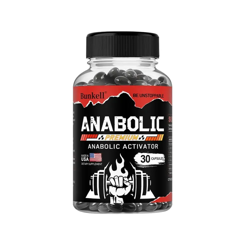 Men’s Muscle Builder Capsules Lean Muscle Growth Strength Endurance Recovery Metabolism & Abs Support 30/60/120 Capsules
