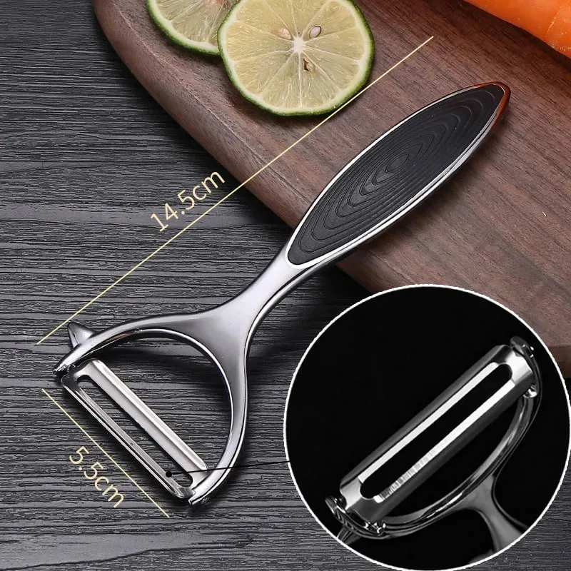Stainless Steel Fruit Vegetable Tools Vegetable Peeler Potato Peeler Kitchen Accessories Non-slip Handle SGGJ001