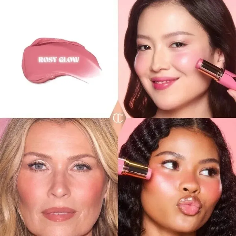 Charlotte Tilbury Setting Powder Compact Lip Gloss Foundation Two-tone Blush Eyeshadow Palette Lightweight Delicate Long-lasting