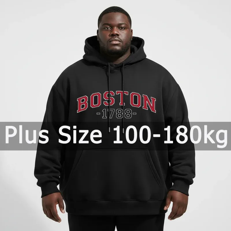 Plus Size Men Hoodies Sweatshirt Autumn Winter Long Sleeve Pullover 5XL 6XL 7XL 90-180kg Cotton Sport Tops Big Size Men Clothing