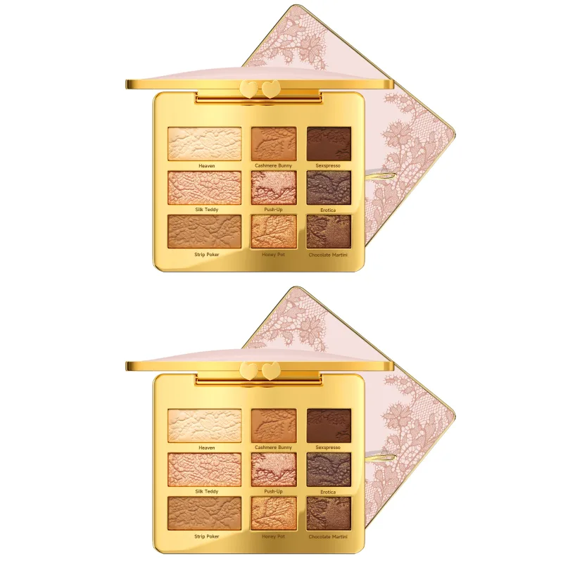 9 Colors Eyeshadow Palette Portable Multifunctional Glitter Eye Shadow Shimmer Pallet Highlighter Powder Brush Beauty Kit 12g — image 8