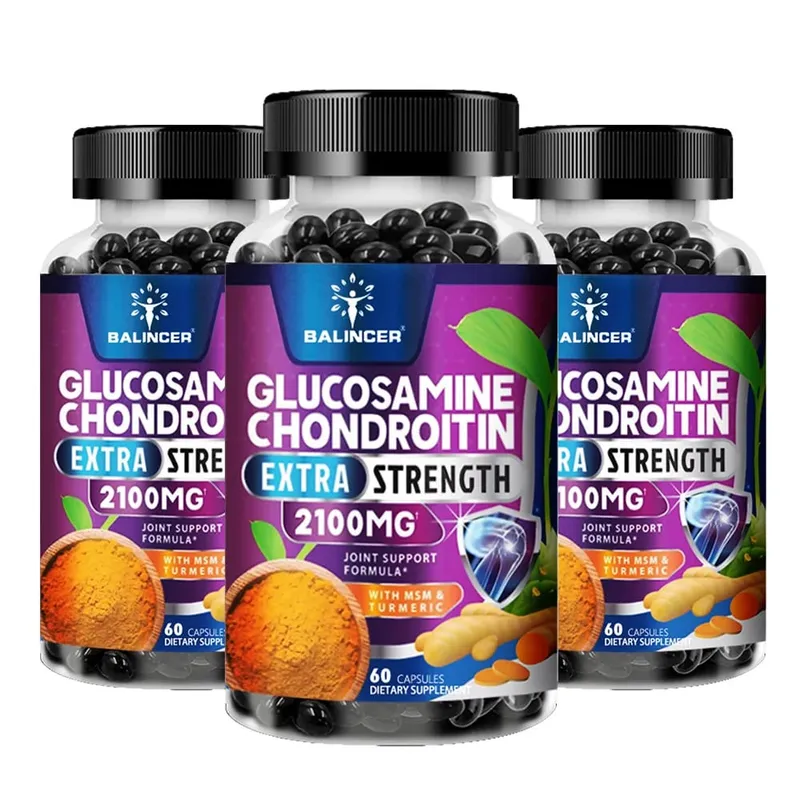 Glucosamine Chondroitin Turmeric & MSM - Joint Health Supplement Antioxidant Helps Relieve Back Knees and Hand Pain — image 11