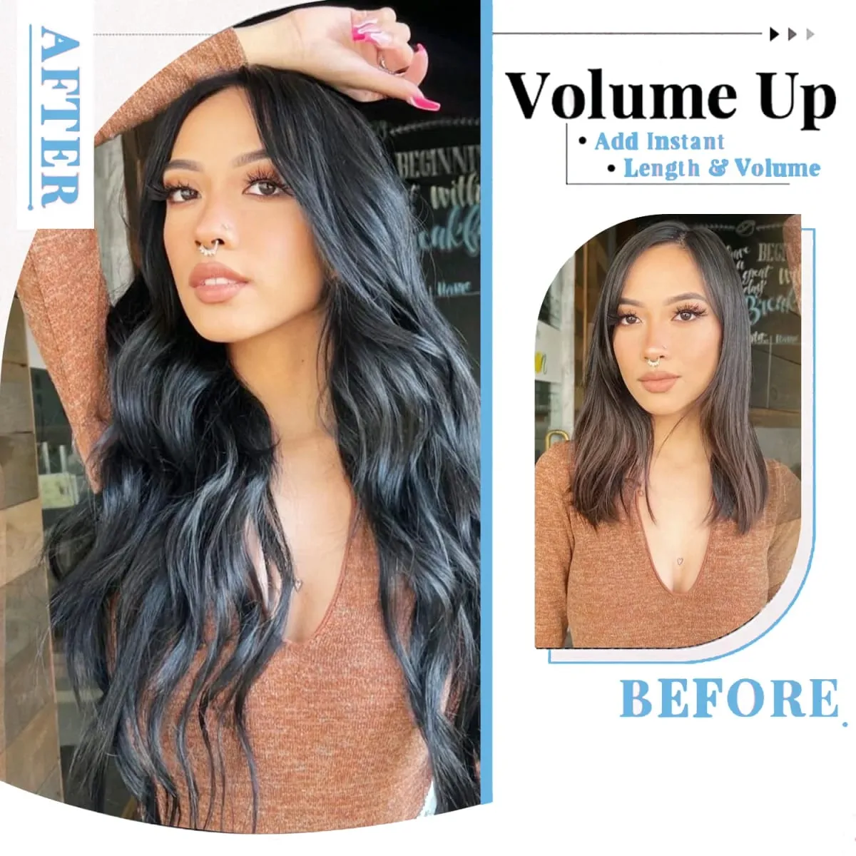 Tape In Hair Extensions Remy 100 Human Hair Straight Seamless Skin Weft Tape Hair Extensions Natural Black Hair For Women — image 7