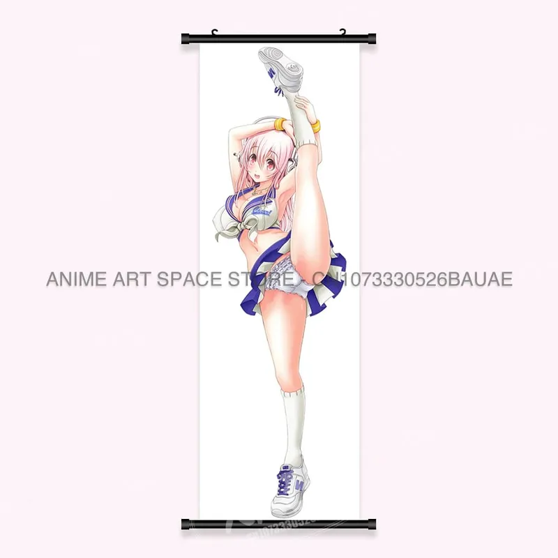 Video game Wall Artwork Canvas Scrolls Picture Anime Movie Role Poster Hanging Painting Print Home Decoration For SUPER SONICO — image 30