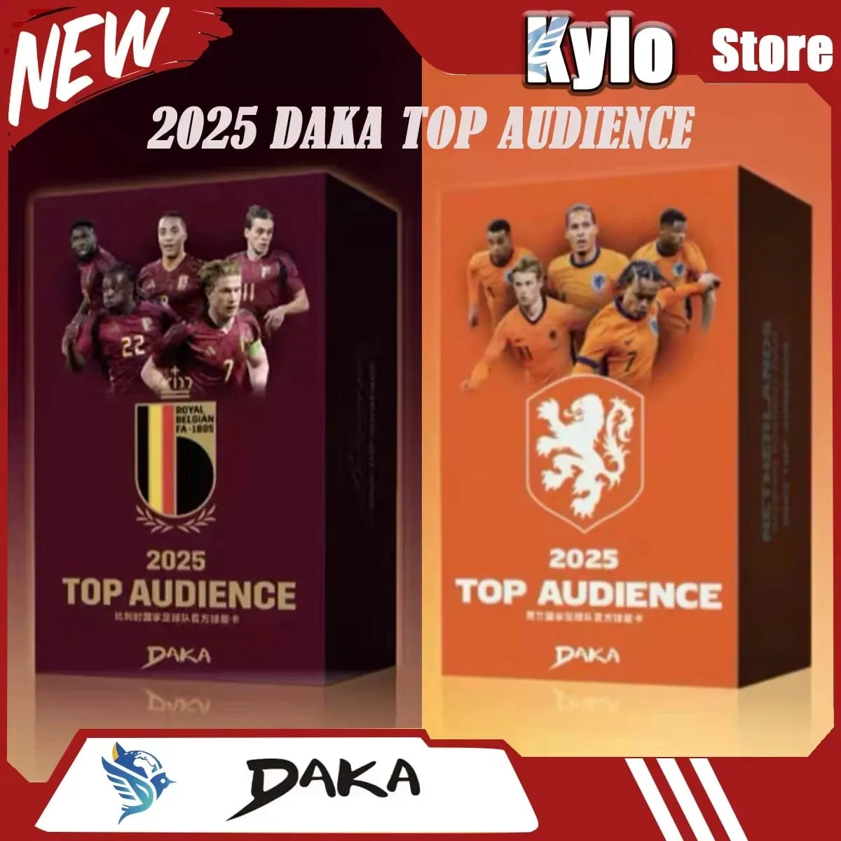 New Daka 2025 Trading Cards Top Audience Machester Cuty Juventus Ac Milan Internazionale Milano Football Star Official Box Gift — image 1