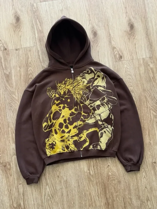 Y2k Jojo Bizarre Adventure Hoodies Women Anime Jackets Hoodie Harajuku Streetwear Pullover Sweatshirt Men Clothing — image 16