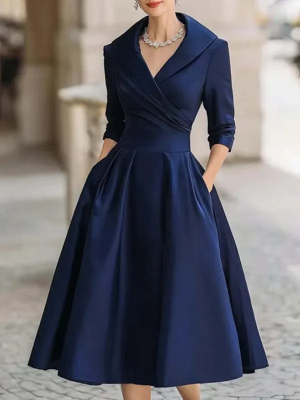 Maiksing manggas na Chiffon Evening Dress Pambabae Party Dress Monochromatic Bohemian Long Elegant Bago 2022 — image 16