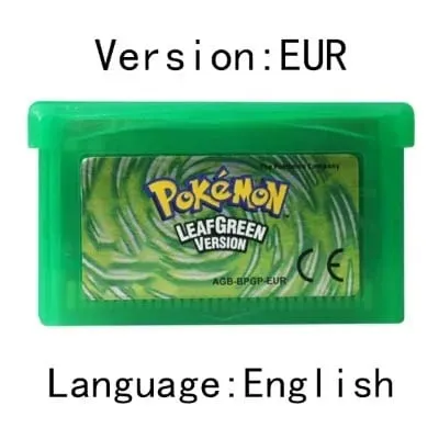 GBA Video Game Cartridge Console Card Pokemon Emerald Ruby FireRed LeafGreen Sapphire Multi-language for GBA/NDS