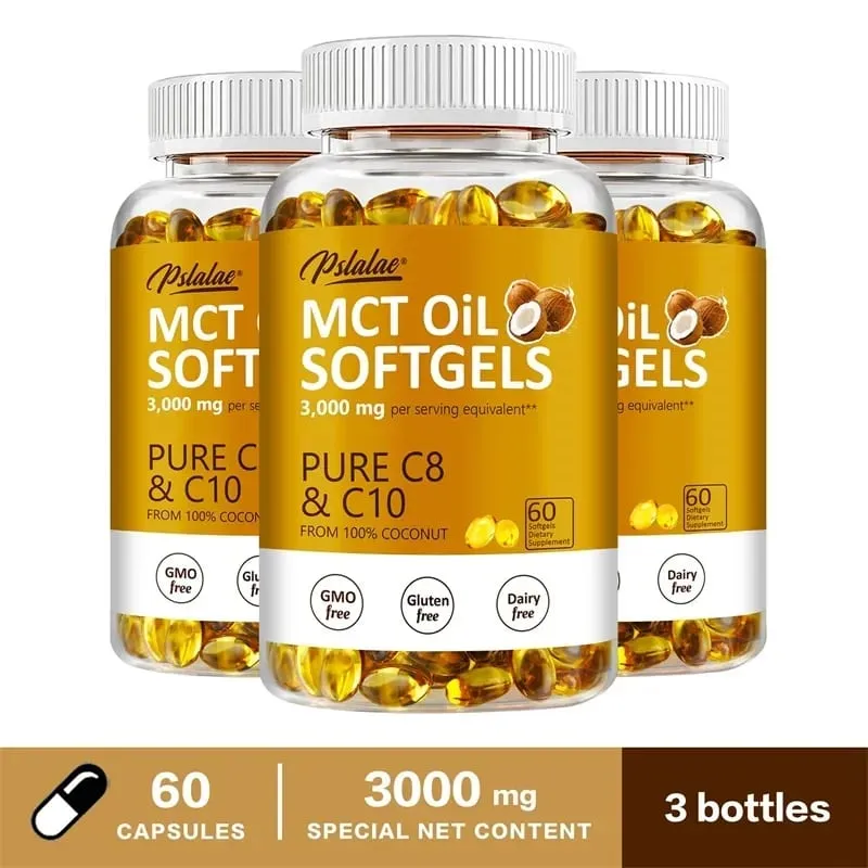 MCT Oil Softgels - Supports Energy Focus and Mental Clarity Weight Management Improves Digestion Brain Supplement — image 11