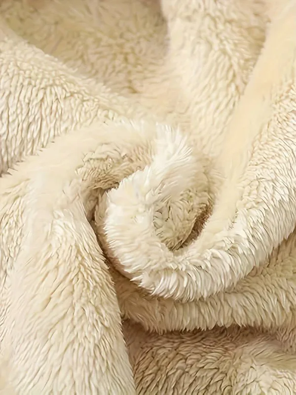 Mamokrak Herr Ny Fleece Hoody Casual Hemma Social Varm Lös Stor Storlek Trend Enfärgad Sport Bekväm topp — image 5