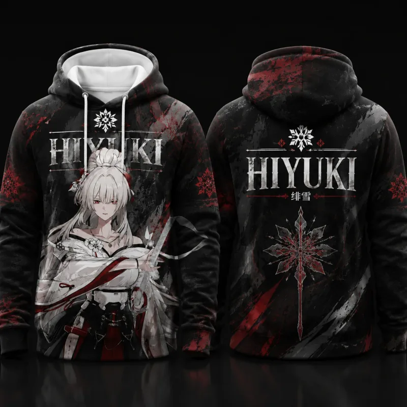 3D Print Game Character Autumn/winter Hoodie Wuthering Waves Hiyuki Feixue Streetwear Y2k Top Men Women Hoodies Sweatshirts — image 1