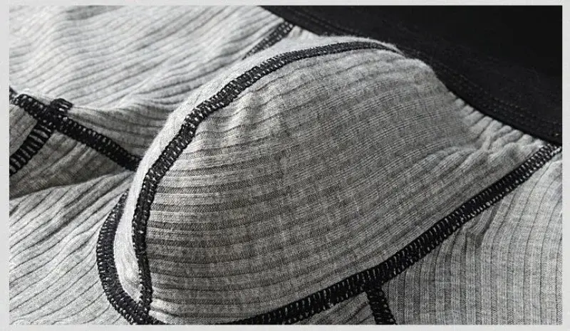 Cueca boxer masculina com design personalizado, cintura baixa, respirável, camada única, bolsa convexa em u — image 5