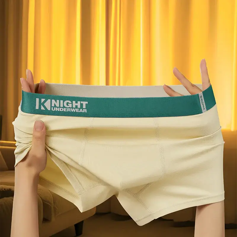Cueca boxer esportiva masculina, bolsa convexa em u, verde, boxer homme, elástico, para meninos, calção de banho confortável, calcinhas deslizantes — image 4