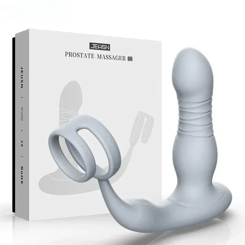 2026 Male Prostate Massager Vibrator Thrusting Anal Butt Plug Dildo Sex Toys for Men Remote Control Electric Butt Plug Adult 18+