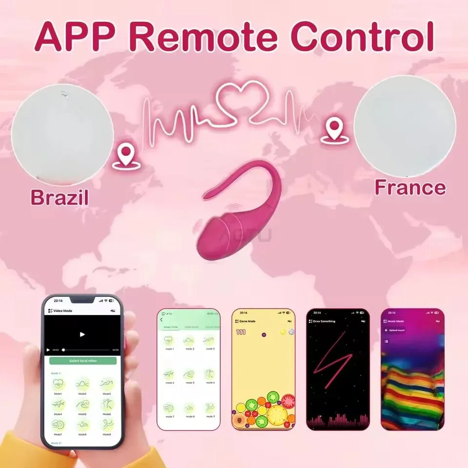 Wireless Vaginal Egg Vibrator App Control G Spot Anal Vibrating Massager Wearable Stimulator Adult Sex Toy for Couples — image 2