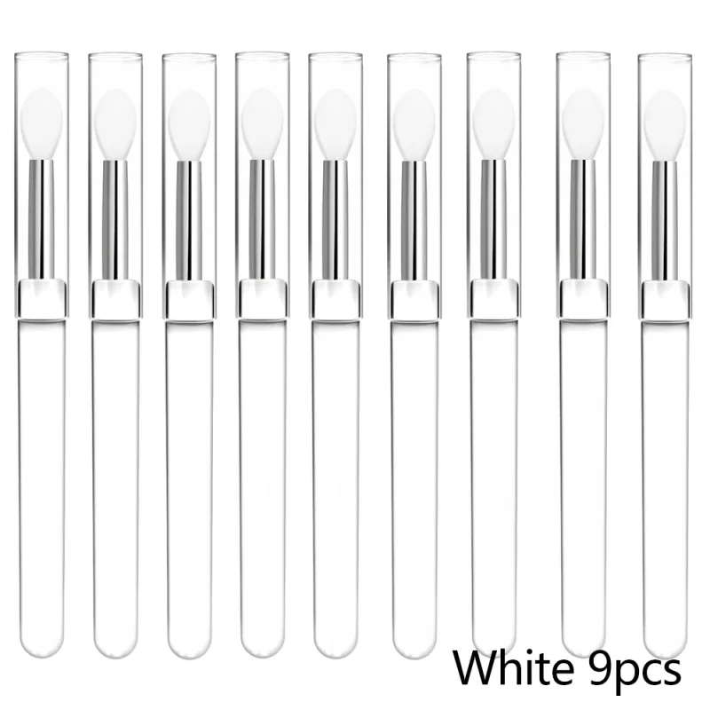 3/15 PCS Silicone Lip Mask Applicator Reusable Lip Brush Transparent Lipstick Tool For Lip Gloss Eyeshadow Brushes Εργαλεία μακιγιάζ — image 9