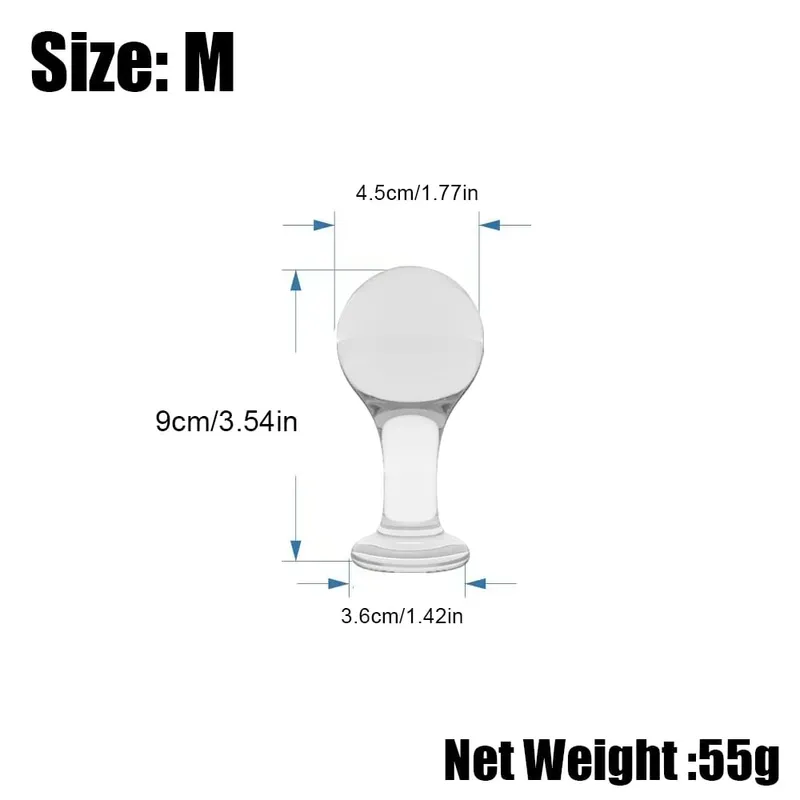 Anal Butt Plug Anal Trainer Sex Toy with Long Pleasure Wand with Tapered Head Unisex Bum Plug for Men Women — image 4
