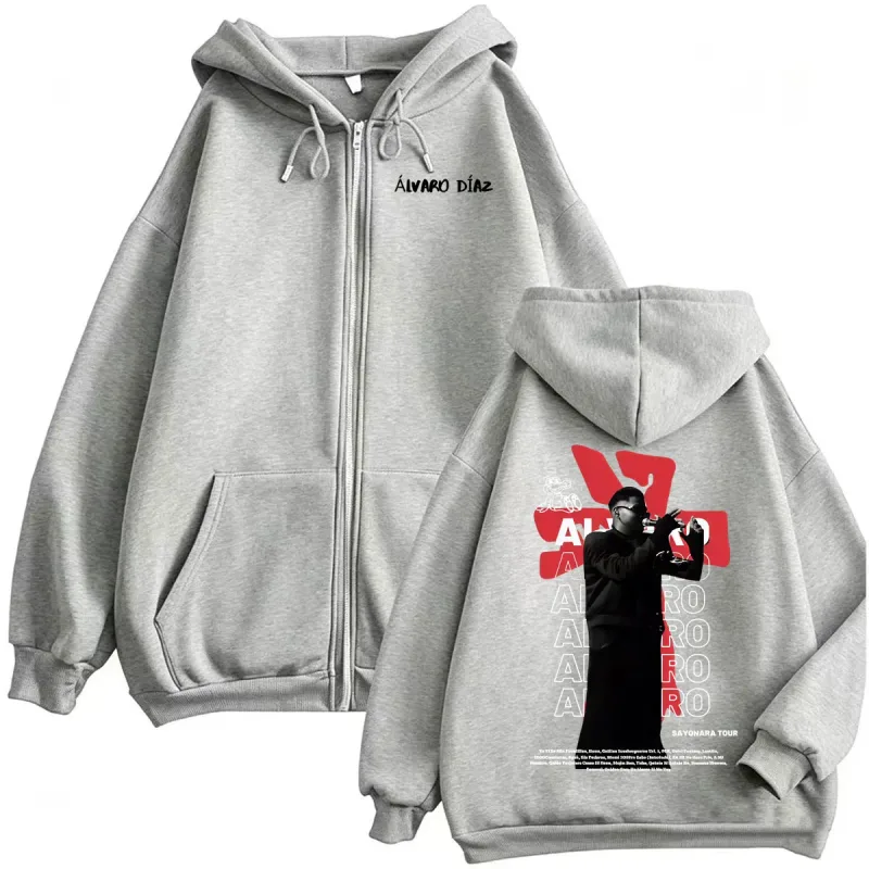 Omakase Alvaro Diaz Sayonara Tour Zipper Hoodies Men Women Harajuku Hip Hop Sweatshirts Jacket Coats Casual Fleece Zip Up Hoodie — image 6