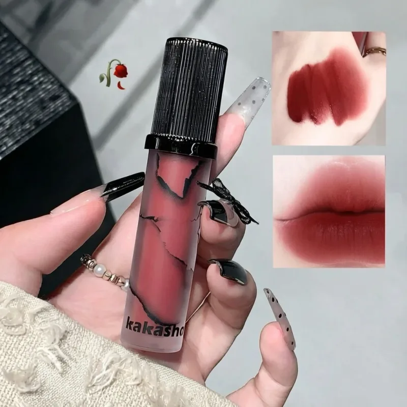 Marmor Matte Lip Mud Velvet Soft Fog Lip Tint Langlebige Antihaft-Cup-Lippenkosmetik — image 6