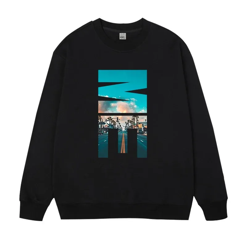 Plus size pullovers masculinos moletom de algodão completo 5xl 6xl 7xl outono inverno mangas compridas impresso topos roupas masculinas 110kg-180kg — image 11