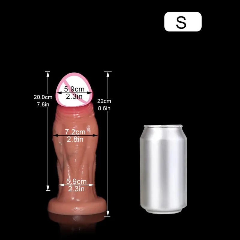 52-97mm Napakalaking Anal Dildos para sa Babae Mga Lalaki Mga Sex Toys Silicone Realistic Dildo Butt Plug Consolador Makapal Dick 18+ Sex Shop Malaking titi