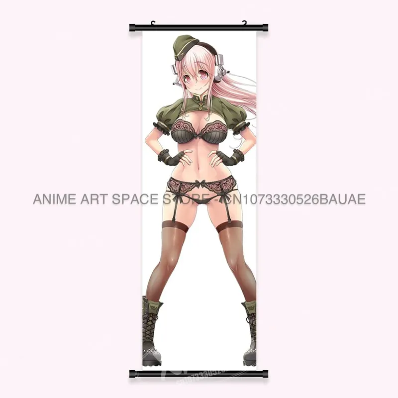 Video game Wall Artwork Canvas Scrolls Picture Anime Movie Role Poster Hanging Painting Print Home Decoration For SUPER SONICO — image 12