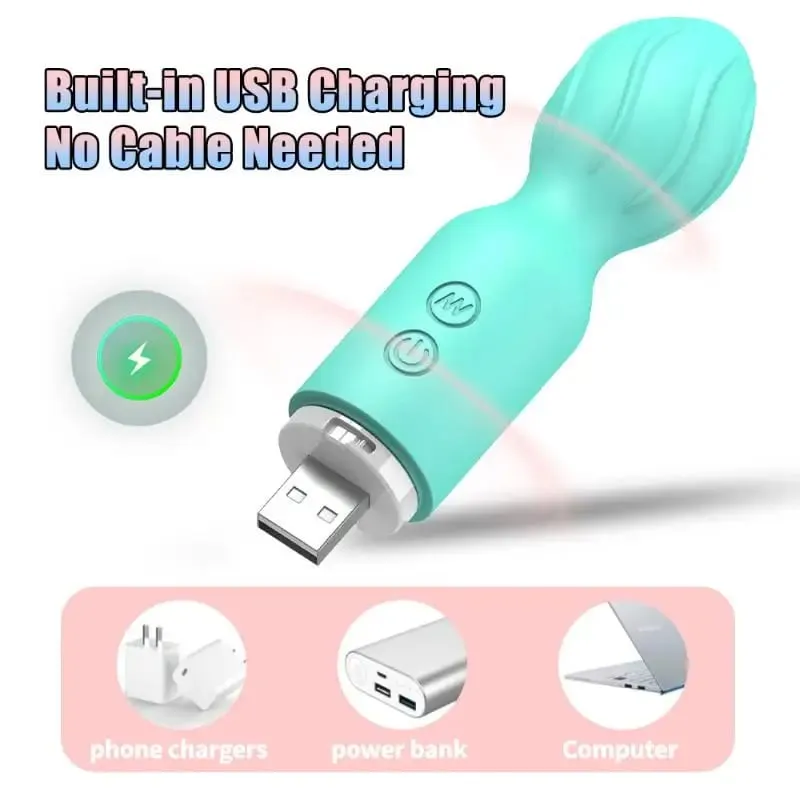 S-Powerful Magic-Wand AV Vibrator Pambabae Clitoris Stimulator G Spot Massager Produktong Pang-adulto Mga Laruan para sa Babae 18+ — image 9