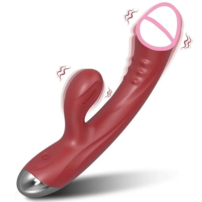 Sexleksaksvibrator för kvinnor Klitorisstimulator Kvinnlig onanist G Spot Dildo med tungslickande Vuxna Varor 18+ — image 12
