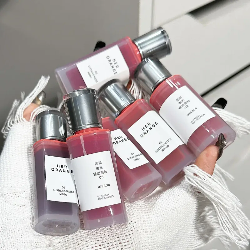 Herorange Gloss idratante Tinta per labbra Texture acquosa Labbra carnose di vetro Trucco quotidiano non secco a lunga durata — image 4
