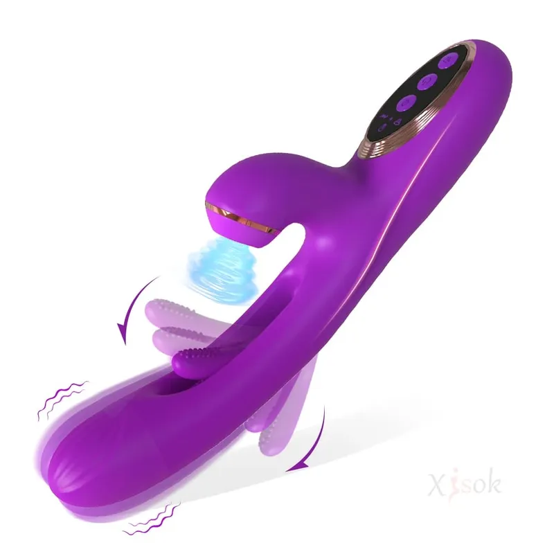 Sucking Flapping Vibrator for Women Clitoris G Spot Stimulator Dildo Tapping Vagina Massager Vibrating Adult Female Sex Toys 18+