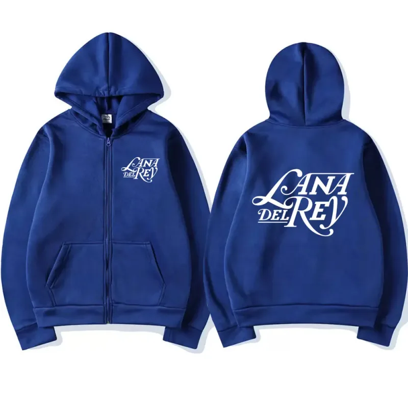 Lana Del Rey Graphic Logo Zipper Hoodie Lalaki Babae Vintage Oversized Zip Up Sweatshirt Fashion Fleece Hoodies Jackets Streetwear — image 14