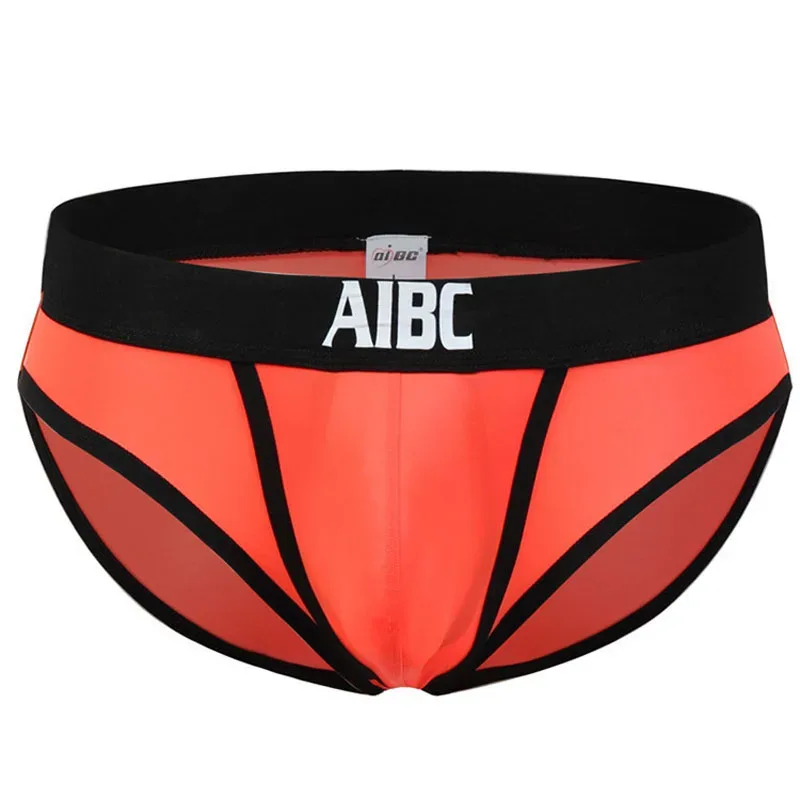 Ice Silk Underwear For Men Big Pouch Open Front Briefs Low Rise Underpants Gun Separation Breathable — image 14