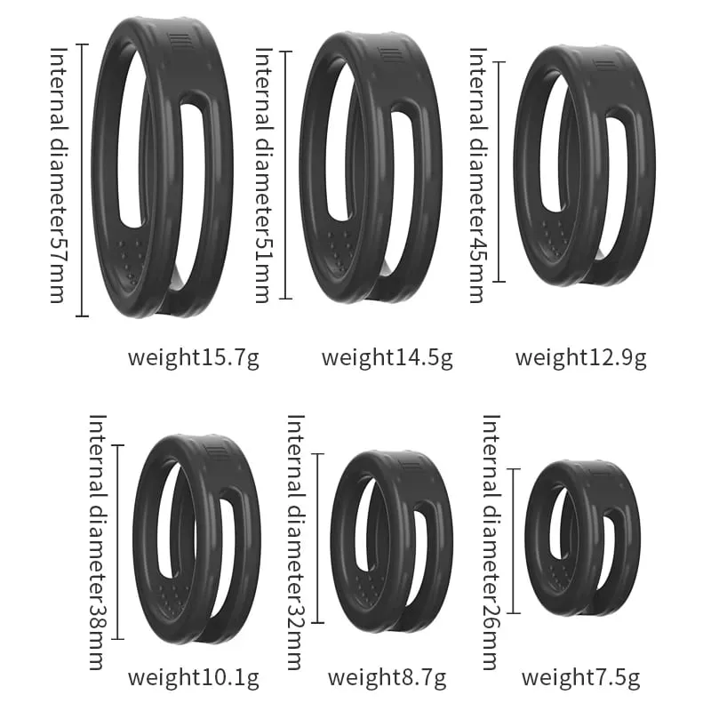 Soft Silicone Penis Cock Rings for Men Gay Delay Ejaculation Male Scrotum Testis Restraints Sex Toys Adult Games Products — image 2