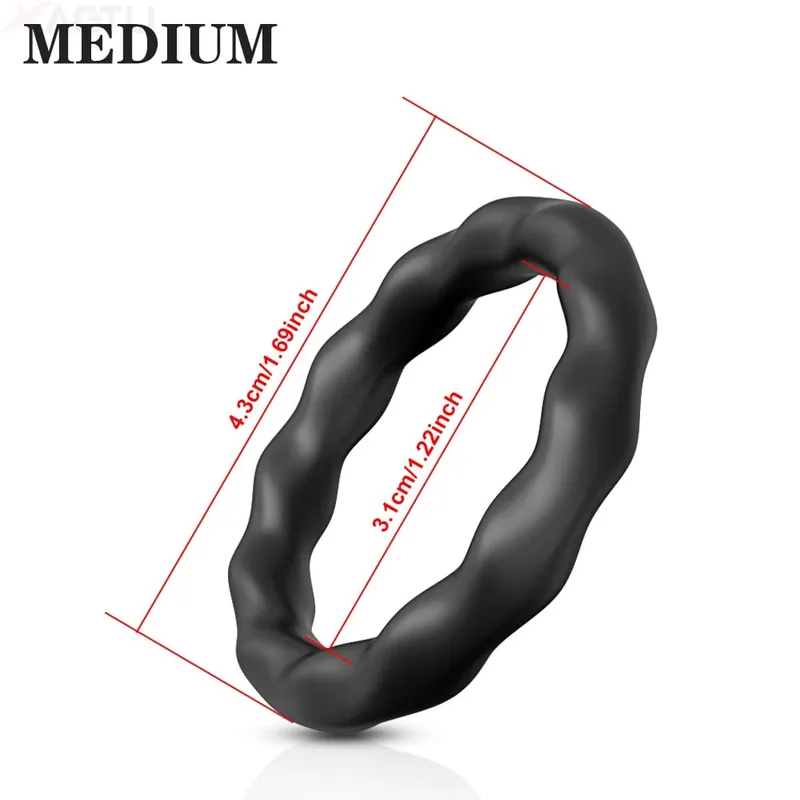 Anel peniano de silicone, anel peniano, brinquedos sexuais para homens, ampliadores de ereção, aumento ultra macio, longa duração, anel peniano mais forte 18 + — image 7