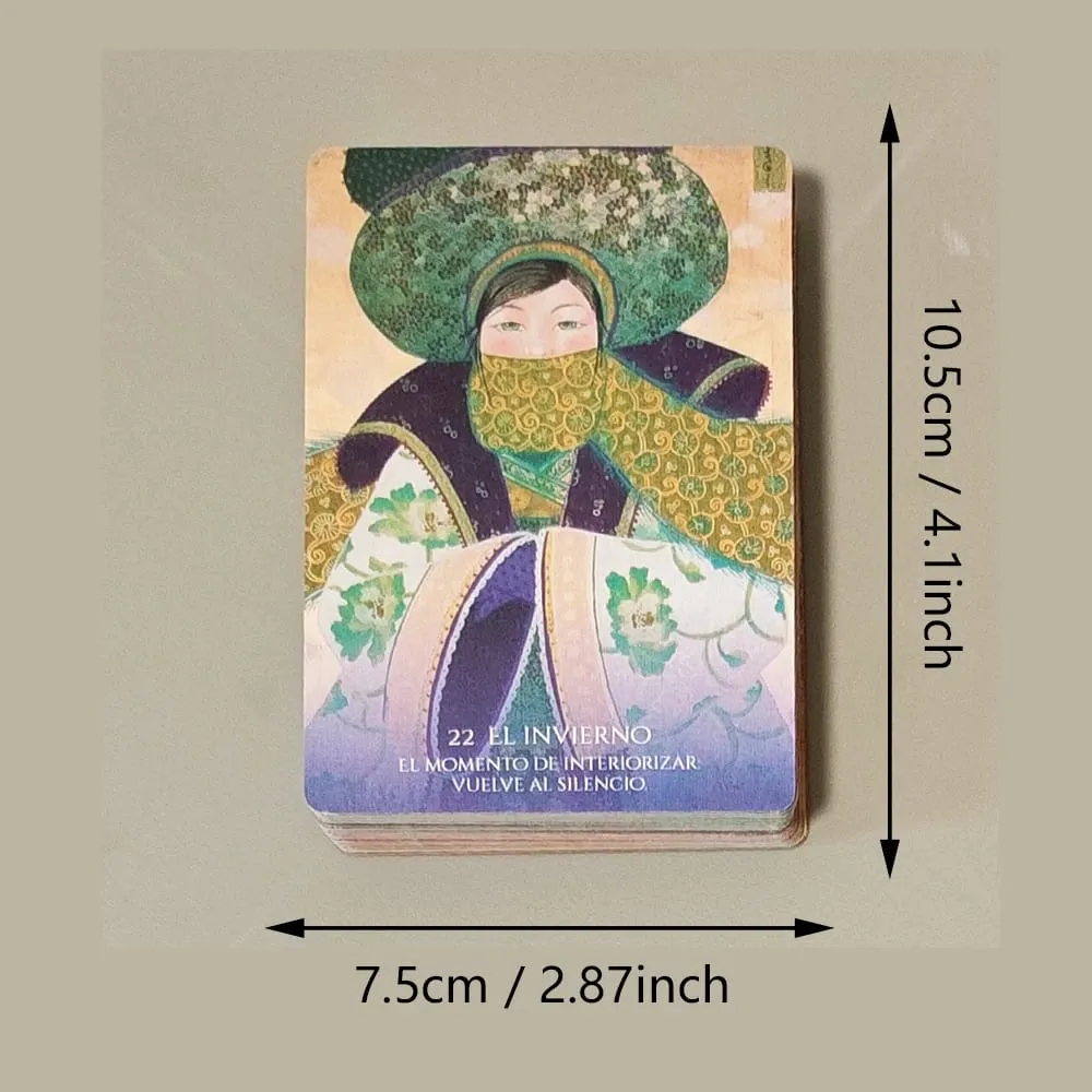 Medicine Woman Oracle - 49 Shamanic Archetype Cards 10.5*7.5cm for Healing and Empowerment (Spanish Version)