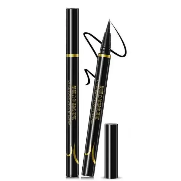1 Pcs Long-Lasting Eye Liner Pencil - Waterproof Smudge-Proof Black/Brown Cosmetic Smooth Liquid Eyeliner for Beauty Makeup
