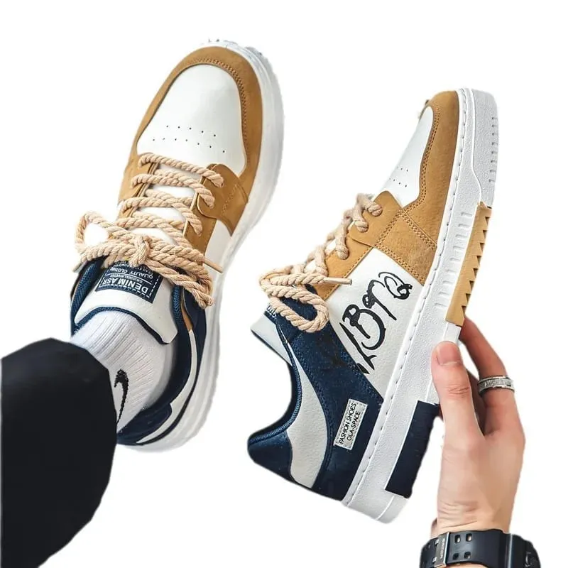Men Slip on Fashion Sneakers Breathable Running Walking Tennis Gym Training Shoes Non Slip Workout Flats Casual Sport Male — image 6