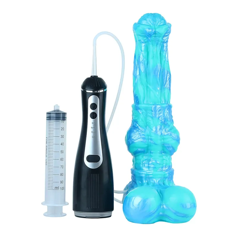 Silicone Electric Squirting Fantasy Dildos με βεντούζα Μασάζ προστάτη εκσπερμάτωσης πέους σεξουαλικά παιχνίδια για γυναίκες άνδρες — image 37