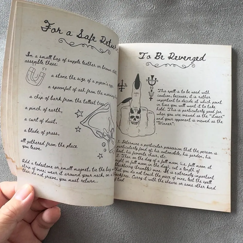 Old Witch Spells Bundle 49 Spells Cards 66 Pages of Old Witchcraft Handwritten Magick Book of Shadows or Grimoire Charms Potion — image 2
