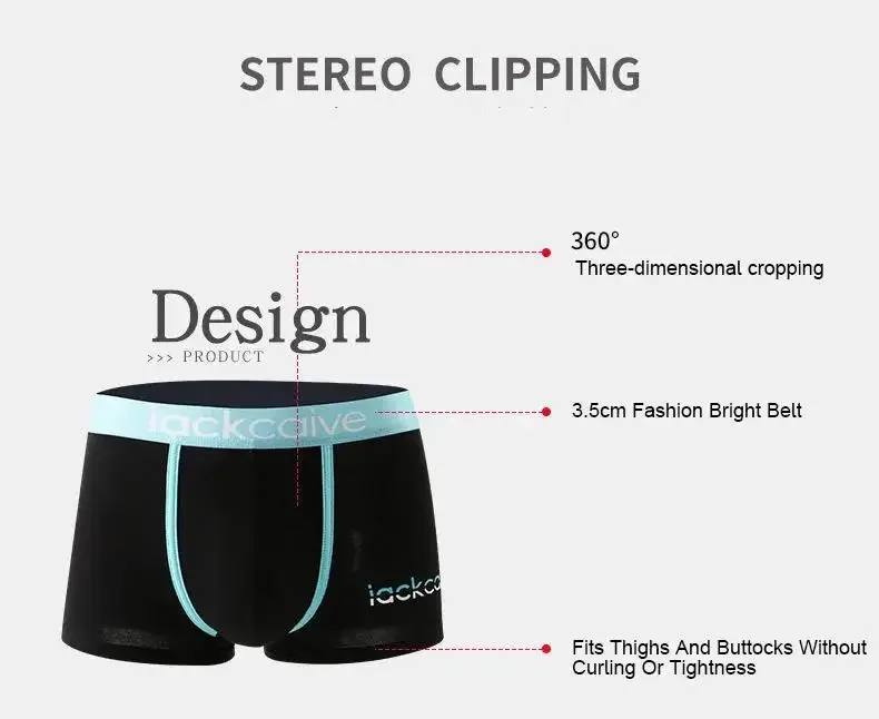 3 pçs calcinha masculina de algodão boxers masculino respirável homem boxer impresso cuecas confortáveis shorts masculinos roupa interior M-3XL — image 9