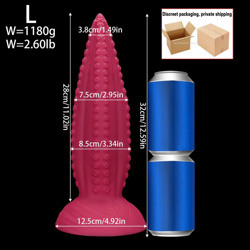 66cm Super Mahaba Malaki Anal Plug Malaking Makapal Butt Plugs Pagsasanay Anal Dilator Laruang Prostate Massager Pang-adultong Anal Sex Toy Para sa mga Babae Lalaki — image 16