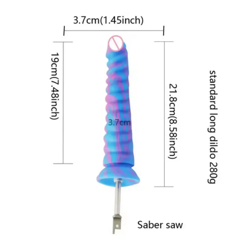Sabre sticksåg fram- och återgående såg Stor silikondildos fram- och återgående såg 3XLR VAC-U-LOCK Adapter Tillbehör Sexmaskin