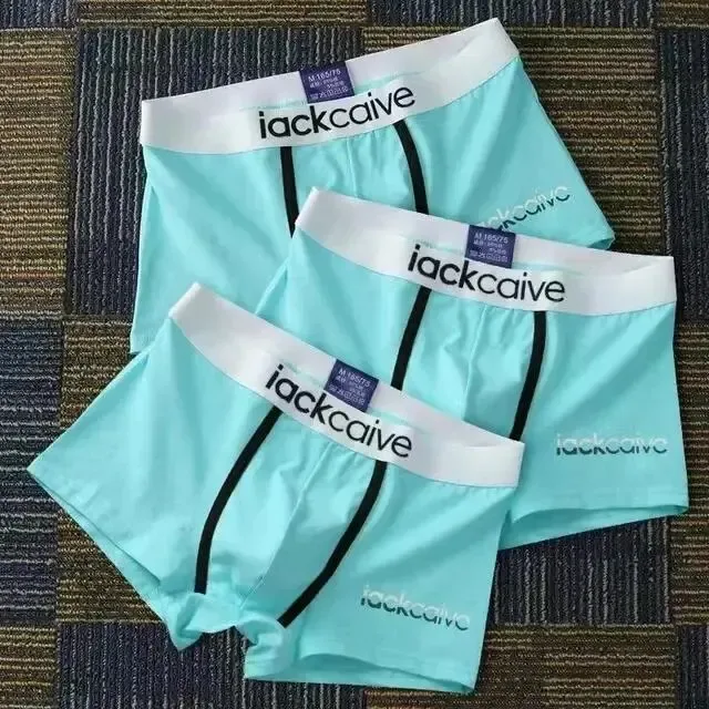 3 pçs calcinha masculina de algodão boxers masculino respirável homem boxer impresso cuecas confortáveis shorts masculinos roupa interior M-3XL — image 35