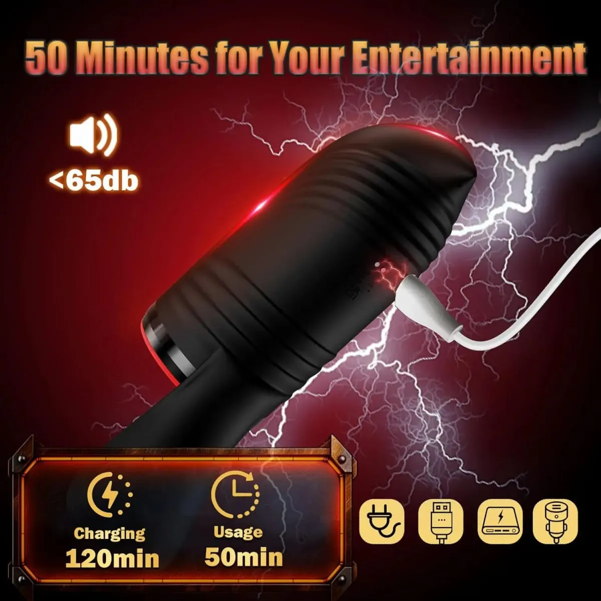 Manlig Onanist Penis Träning Vibrator Glans Massage Testikelstimulator Fördröjning Stamina Trainer Avsugning Maskin Sexleksak för män — image 6