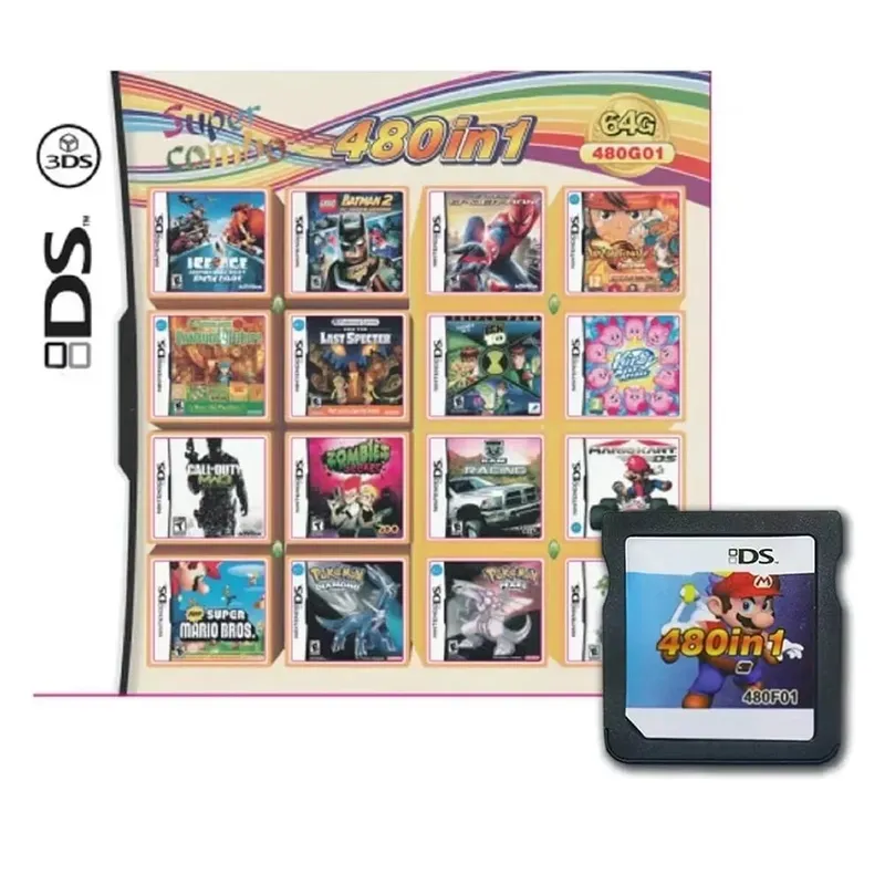 4300 500 520 482 In 1 NDS Multi Game Card Retro Game Cartridge With Box For DS Lite DSi 3DS Game Collection — image 16