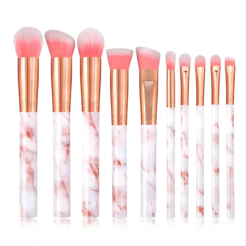 12 stk blå makeup børster Sæt Professional Foundation Powder Blending Blush Concealer Syntetisk Fiber Børste — image 9