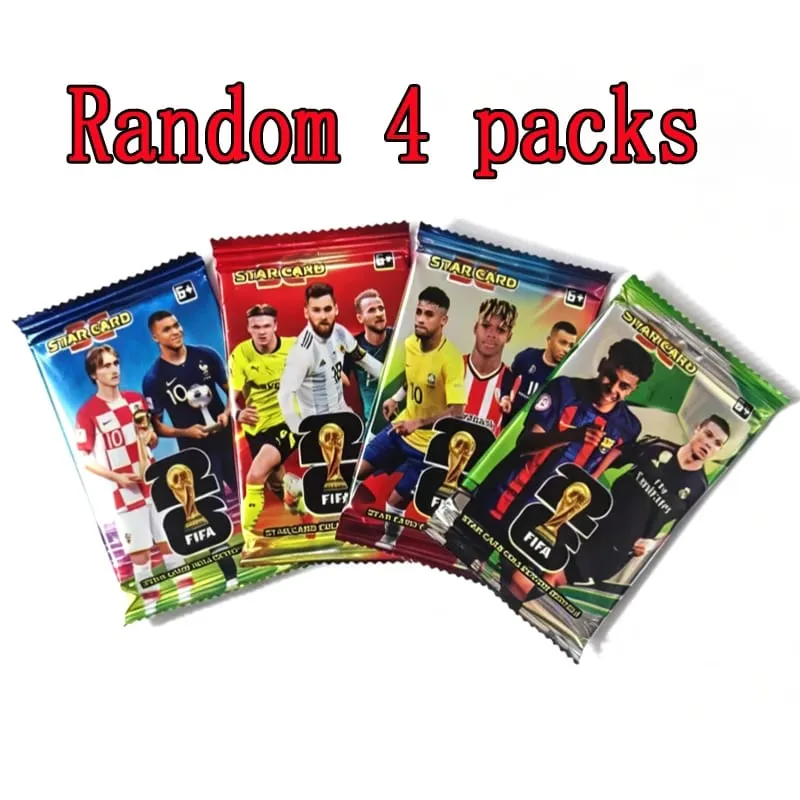 In Stock Panini 2026 New FIFA World Cup Soccer Cards Pack Panini Football Star Cards Soccer Memorabilia Collection Football Card