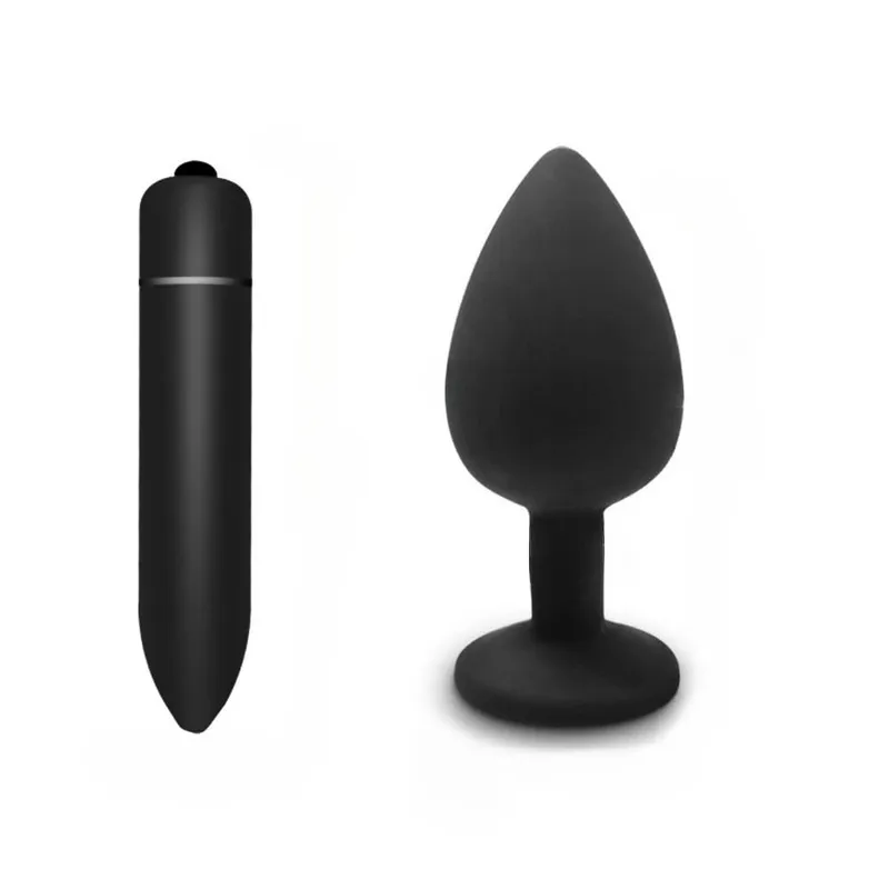3 Different Size Silicone Butt Plug Anal Plug Dildo Vibrator Clitoris Massager Adult Anal Sex Toys For Men/Women Trainer — image 8
