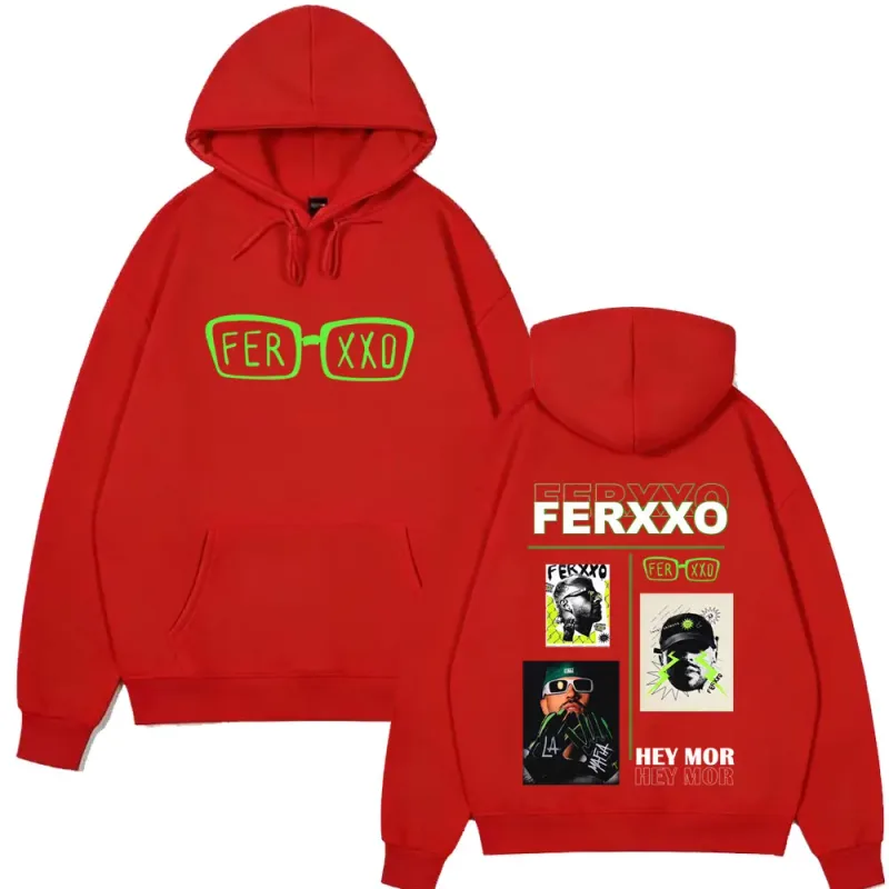 Rapper Feid Ferxxo Tour 2026 Print Hoodie Men Women Fashion Sweatshirts Casual Hip-hop Loose Long Sleeves Oversized Pullover — image 10